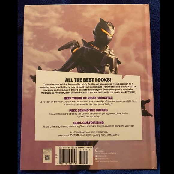 OFFICIAL FORTNITE OUTFITS COLLECTORS’ EDITION (HARDCOVER) BRAND NEW - Picture 2 of 2